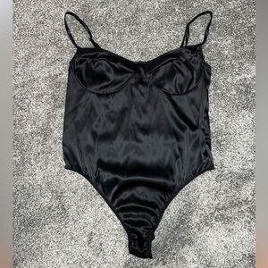 Satin Bustier Bodysuit